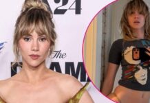 Suki Waterhouse Goes Topless in Bold String Panties Photo