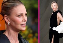 Charlize Theron, 50, Stuns in High Slit Dress at London Premiere