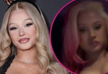 Alabama Barker Stuns in Lacey Dress with Bold Pink Hair