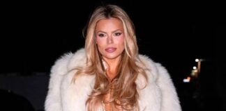 Brooks Nader Stuns in Tight Black Dress at Milan Fashion Week