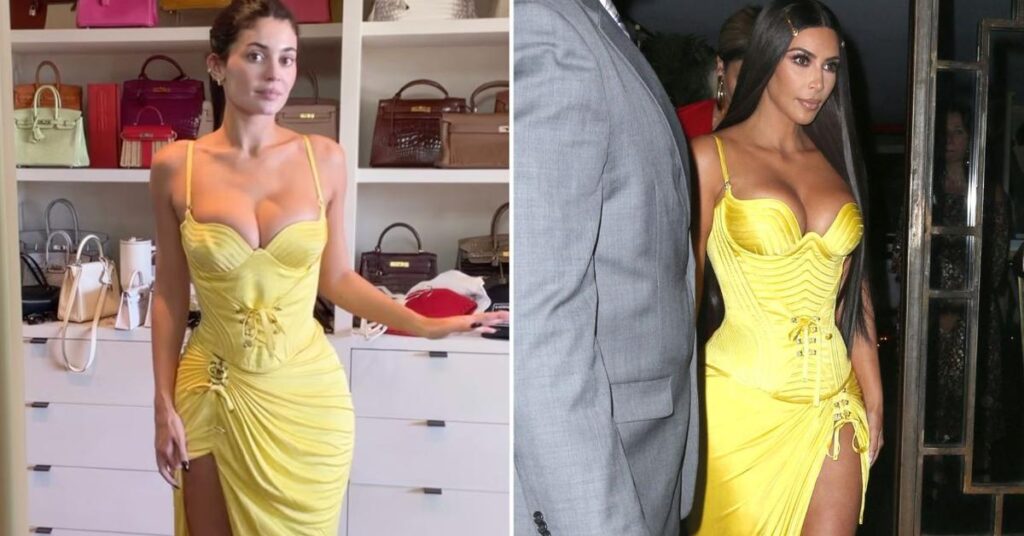Kylie-Jenner-Stuns-in-Kim-Kardashians-Vintage-Yellow-Gown-at-1024x536-1