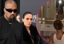 Braless Bianca Censori Stuns in Sheer White Dress by Kanye West