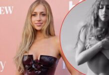 Tate McRae Stuns Topless in Low-Rise Shorts for Perfume Launch